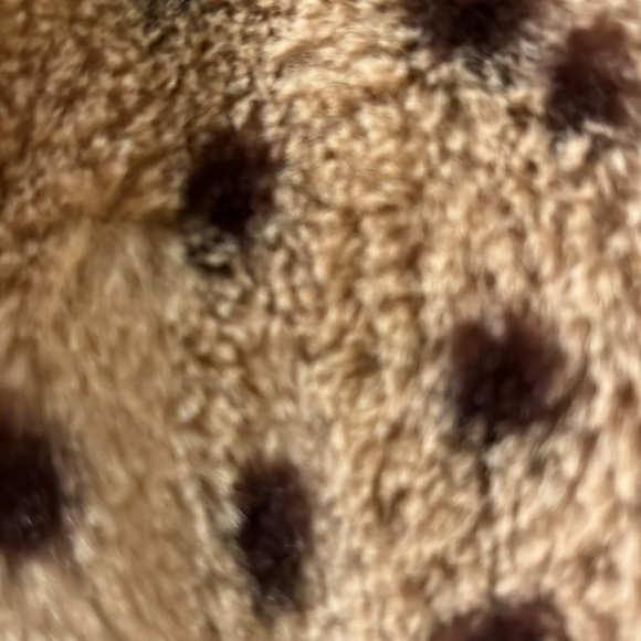 Leopard Print Faux Fur Hooded Jacket - Picture 4 of 5
